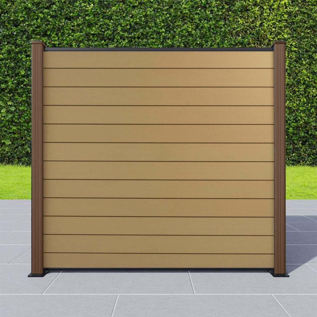 Composite Fence Panel Sets To Fit Concrete Posts Alpha Decking